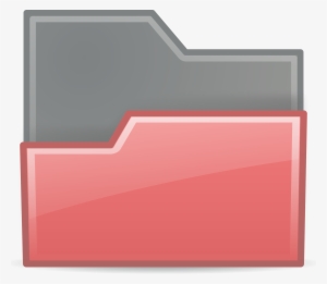 This Free Icons Png Design Of Folder Red Open Translucent #2956067