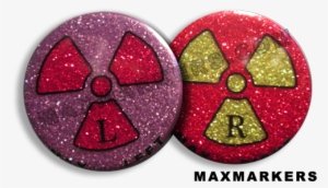 Disco Glitter Rad Girl X-ray Markers - Circle #2956115