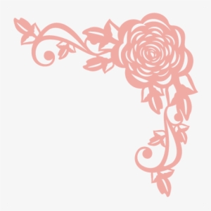 Rose Corner Flourish Svg Scrapbook Cut File Cute Clipart - Corner Flourish Svg #2956753