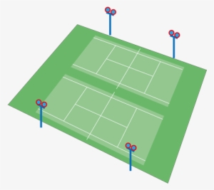 1, 2 Court - Tennis #2956835