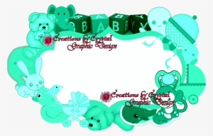 Cbycgraphicdesign Custom Borders Baby Birth Announcements, - Baby Blocks #2957395