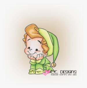 Roberto's Rascals Little Elf Rubber Stamp #2957626