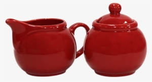 Cream And Sugar Set - Red Cream And Sugar #2957647