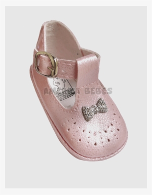 A702 Zapatito Con Moño - Slip-on Shoe #2958120