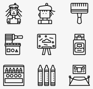 Artist - Technology Line Icons Png #2958264