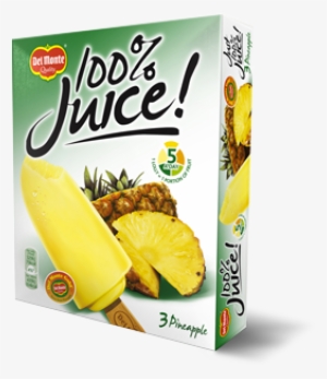 Del Monte Europe Juice Gold Pineapple Lolly - Del Monte 100% Pineapple Juice Lollies #2958912