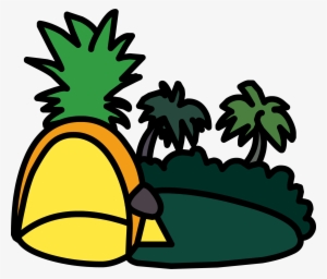 Pineapple Igloo - Club Penguin Pineapple Igloo #2959009