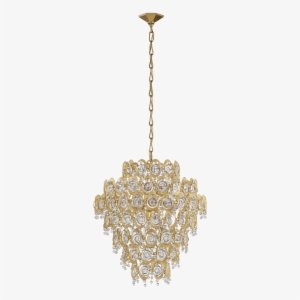 Emile Large Chandelier In Gild With Crystal #2959495