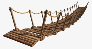 Old Wooden Bridge Clipart #2959696