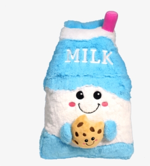 Milk And Cookies Pillow - Iscream Scented Furry Pillow #2959909