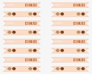 Free Milk And Cookies Party Printables Pin It - Cookies And Milky Tea Party #2959945