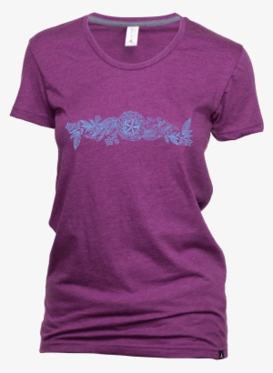 Aspinwall Flower Spread Field Berry Womens T Shirt - Active Shirt #2960045