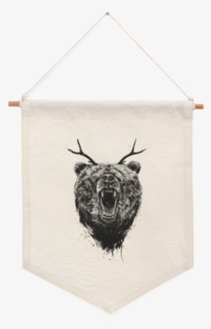 Flâmula Angry Bear With Antlers De Balázs Solti #2960355