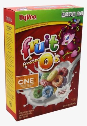 Hy-vee Fruit & Frosted O's Cereal - Breakfast Cereal #2960780