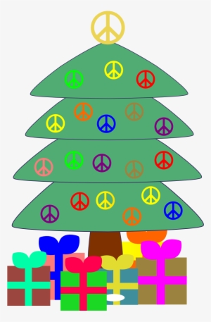 Christmas Vector Graphics - Peace Signs Throw Blanket #2961717