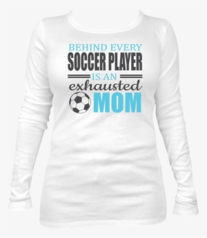 Soccer Moms Are Exhausted But Its Soooo Worth It This - Long-sleeved T-shirt #2962275