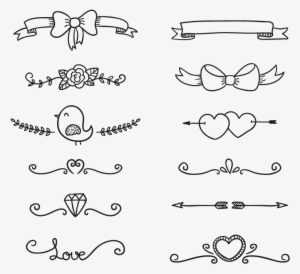 Decorative Lines Png - Decoracion De Hojas De Cuaderno #2962647