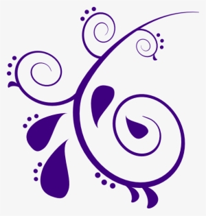 Paisley Purple Clip Art At Clkercom Vector Online Royalty - Design Black And White Butterfly #2962683