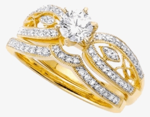 Free Png Gold Rings Image Png Images Transparent - Wedding Rings Gold For Women #2962766