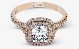 Mr2414 Rg F Simon G - Simon G Jewelry Rose Gold Engagement Ring #2962954