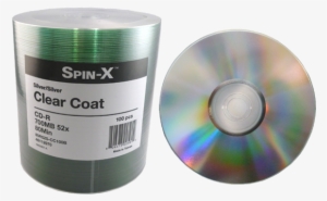 Spin-x Cd-r 48x Shiny Top Purple Base Blank Cdr #2963056