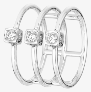 Dinh Van Le Cube Diamant Cuff Diamond Ring - Ring #2963116