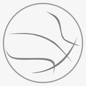How To Set Use Basketball Outline Clipart - Black And White Basketball Outline #2963209