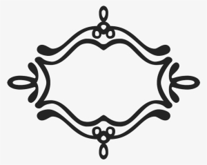 Ornamental Frame Rubber Stamp - Drawing #2963651