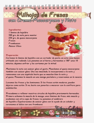 Milhojas Fresas Mascarpone Y Nata - Salmon Burger #2963878