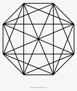 Geometric Design Coloring Page - Flattened Butterfly Topology #2964716