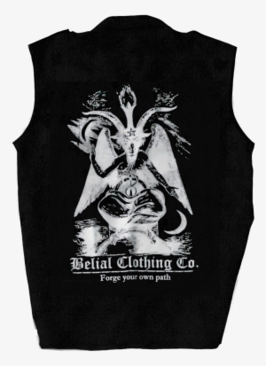 Baphomet Patch Occult Satanic Belial Clothing - Baphomet And Jesus T Shirt #2964874