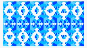 A Geometric Pattern On A Blue Background - Cube #2964900 A Geometric Pattern On A Blue Background - Cube #2964900