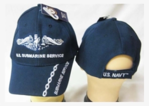 U.s. Submarine Service Navy Cap Hat W/ Chain #2965121