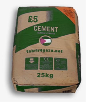 This Bag Of Cement Is The First One Of Many That Will - Sack Of Cement Png #2965271