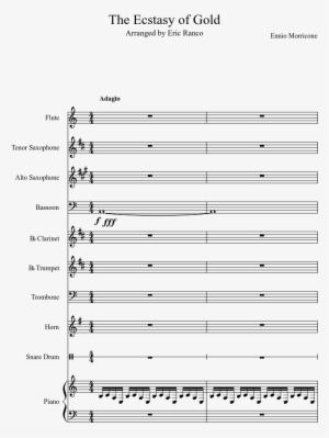The Ecstasy Of Gold Sheet Music Composed By Ennio Morricone - Ecstasy Of Gold Trumpet Sheet Music #2965291