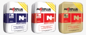 3 Yellow Stripes At The Upper Right Corner Of The Bag - Maxplus Cement #2965389