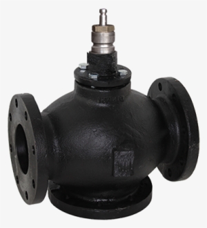 3-way Flanged Cast Iron Globe Valves - Valve #2965429