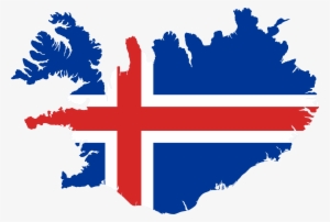 This Free Icons Png Design Of Iceland Flag Map #2965758