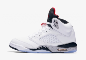 White And Red Jordan 5 #2965998