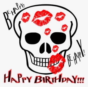 Happy Birthday Creepy - Simple Skulls #2966659