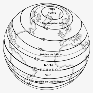 Latitude Lines-es - Parallels And Meridians Png #2967135
