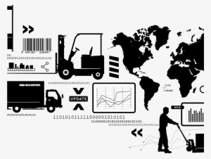 It Material Flow - World Map #2967289