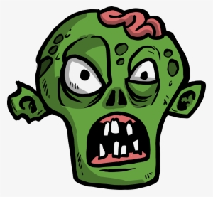 The Zombie Angry - Cartoon Zombie Head Png #2967420