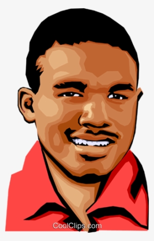El Hombre Negro Libres De Derechos Ilustraciones De - Black Male Face Clipart #2967488
