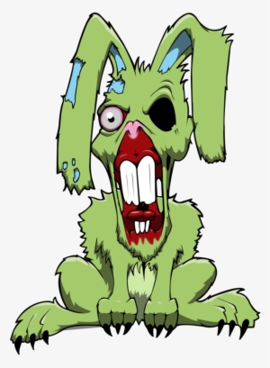 Zombie Rabbit 2 By Yayzus On Deviantart Graphic Library - Zombie Rabbit #2967540