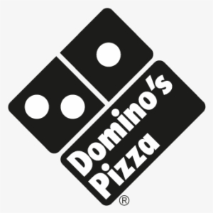 Domino's Pizza Black Vector Logo - Dominos Pizza Logo White #2967825