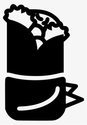 Png File - Shawarma Black And White Png #2968264