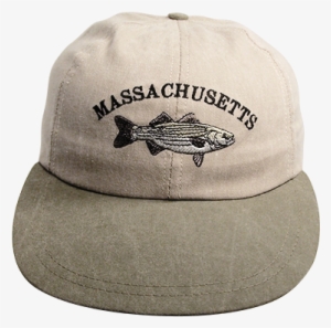 Massachusetts Striper 6 Panel Baseball Cap #2968446