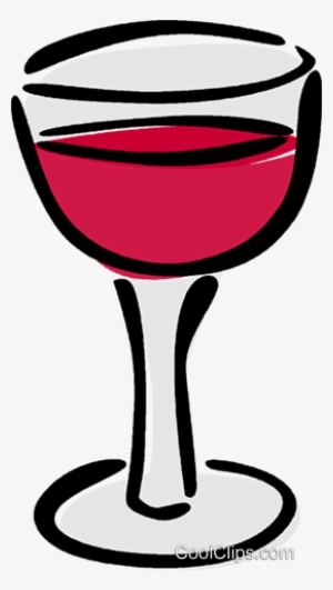 Copa De Vino Libres De Derechos Ilustraciones De Vectores - Wine Glass #2969327