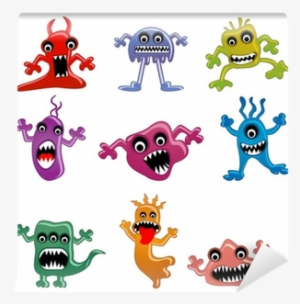 Vector Illustration Of Collection Of Cartoon Alien - Illustration #2969388